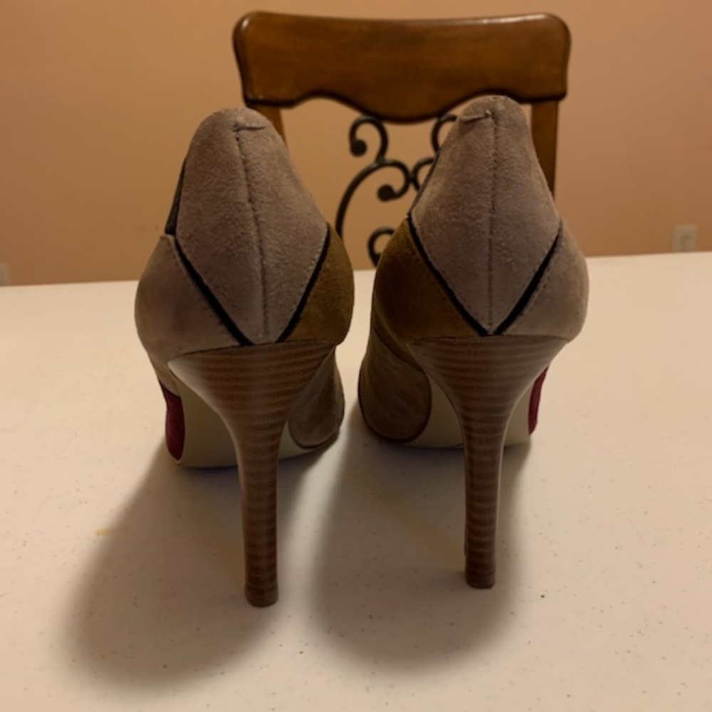 Patchwork Suede Pump-9 - image 5